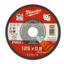 Milwaukee - Cienka tarcza do metalu wypukła Pro+ 125x0,8mm - 4932498201 - opakowanie 50 szt. Cena za szt. - 3