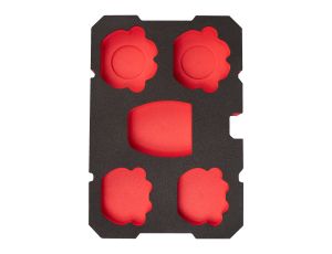 Milwaukee - Empty 4xRing Jaw+RJ Adaptor Packout Foam - 4932498248