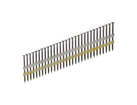 Milwaukee - Gwoździe 20° pierścieniowe okrągły łeb jasny 75mm 1750szt. - M18 FFN21 - 4932492588 - 2