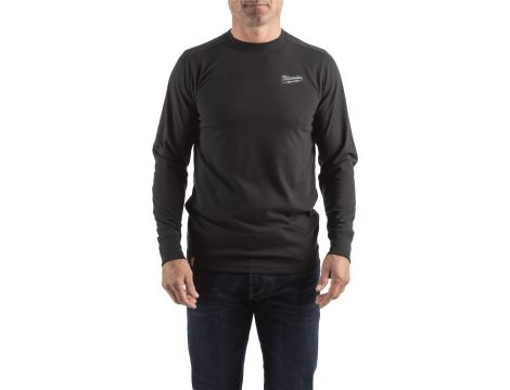 Milwaukee - HTLSBL-L T-shirt z długim rękawem - czarny - 4932492985