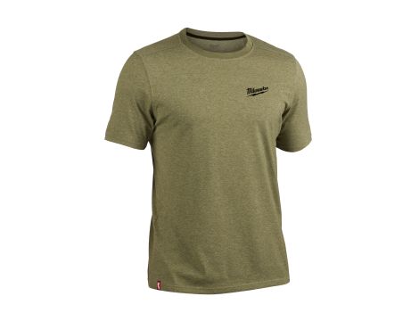 Milwaukee - HTSSGN-XL T-shirt z krótkim rękawem - zielony - 4932492981
