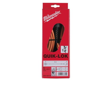 Milwaukee - Kabel QUIK-LOK HD (nierozbieralny) 6 m - 1 szt. - 4932364483 - 2