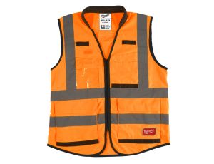 Milwaukee - Kamizelka o intensywnej widzialności PREMIUM pomarańczowa - 2XL/3XL - 4932471900