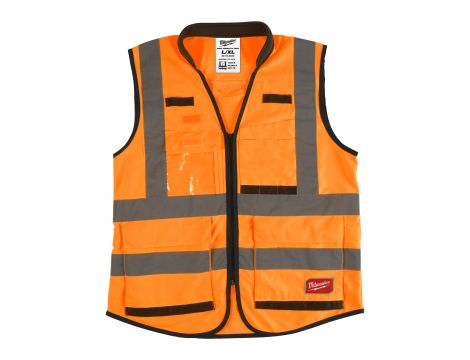 Milwaukee - Kamizelka o intensywnej widzialności PREMIUM pomarańczowa - L/XL - 4932471899