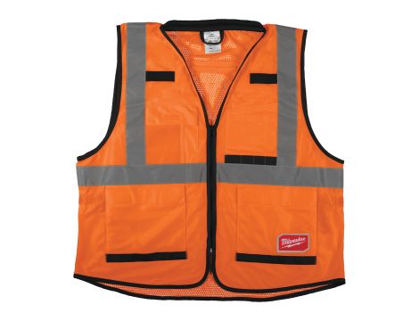 Milwaukee - Kamizelka o intensywnej widzialności PREMIUM pomarańczowa - S/M - 4932471898