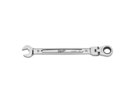 Milwaukee - Klucz płasko-oczkowy MAXBITE™ z ruchomą główką grzechotki 11 mm - 1 szt. - 4932480184