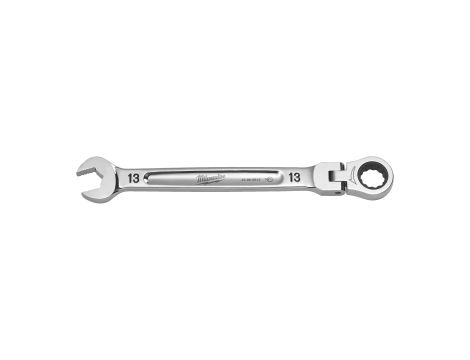 Milwaukee - Klucz płasko-oczkowy MAXBITE™ z ruchomą główką grzechotki 13 mm - 1 szt. - 4932480186