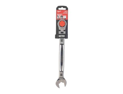 Milwaukee - Klucz płasko-oczkowy MAXBITE™ z ruchomą główką grzechotki 19 mm - 1 szt. - 4932480192 - 2