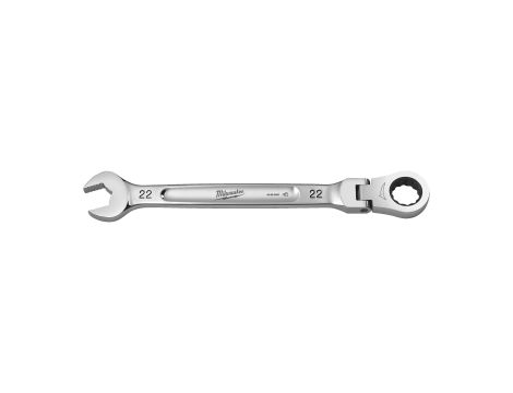 Milwaukee - Klucz płasko-oczkowy MAXBITE™ z ruchomą główką grzechotki 22 mm - 1 szt. - 4932480195