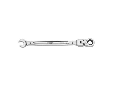 Milwaukee - Klucz płasko-oczkowy MAXBITE™ z ruchomą główką grzechotki 8 mm - 1 szt. - 4932480181