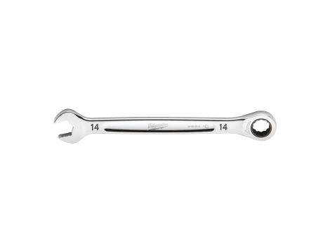 Milwaukee - Klucz płasko-oczkowy z grzechotką Maxbite 14 mm - 1 szt. - 4932471507