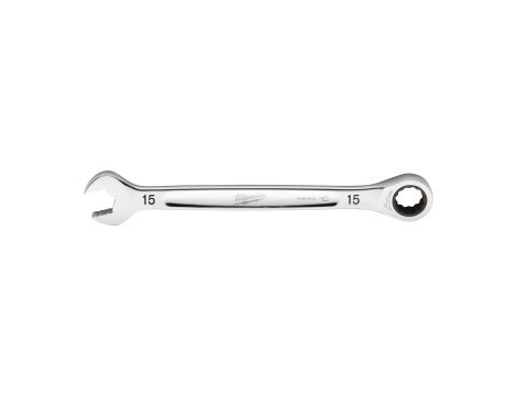 Milwaukee - Klucz płasko-oczkowy z grzechotką Maxbite 15 mm - 1 szt. - 4932471508