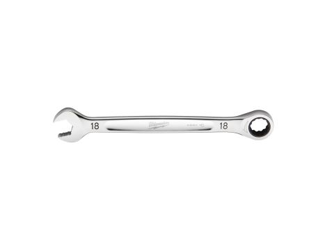 Milwaukee - Klucz płasko-oczkowy z grzechotką Maxbite 18 mm - 1 szt. - 4932471511