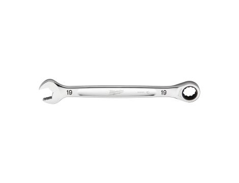 Milwaukee - Klucz płasko-oczkowy z grzechotką Maxbite 19 mm - 1 szt. - 4932471512