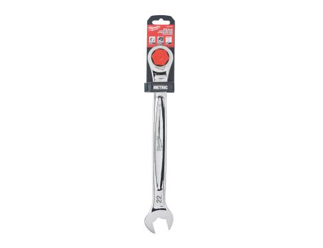 Milwaukee - Klucz płasko-oczkowy z grzechotką Maxbite 22 mm - 1 szt. - 4932471515 - 2