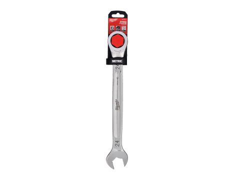 Milwaukee - Klucz płasko-oczkowy z grzechotką Maxbite 24 mm - 1 szt. - 4932480211 - 2