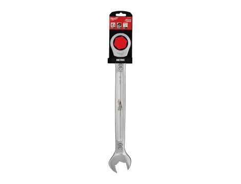 Milwaukee - Klucz płasko-oczkowy z grzechotką Maxbite 30 mm - 1 szt. - 4932480214 - 2