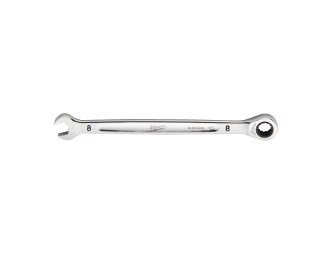 Milwaukee - Klucz płasko-oczkowy z grzechotką Maxbite 8 mm - 1 szt. - 4932471501