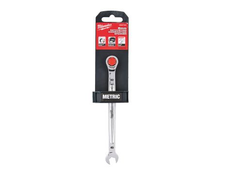 Milwaukee - Klucz płasko-oczkowy z grzechotką Maxbite 8 mm - 1 szt. - 4932471501 - 2