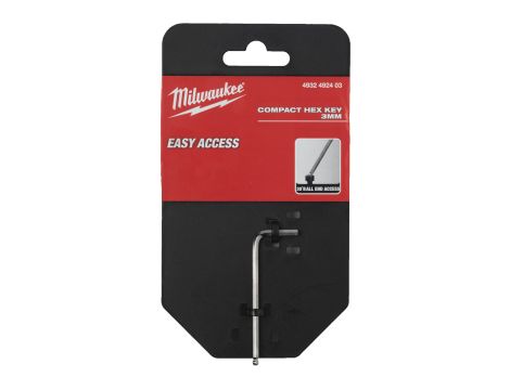 Milwaukee - Kompaktowy klucz imbusowy Hex 3mm - 4932492403 - opakowanie 3 szt. Cena za szt. - 2