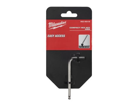Milwaukee - Kompaktowy klucz imbusowy Hex 5mm - 4932492405 - opakowanie 3 szt. Cena za szt. - 2