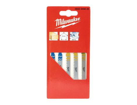 Milwaukee - Komplet brzeszczotów drewno/metal 5szt na blistrze - 4932345825 - 2