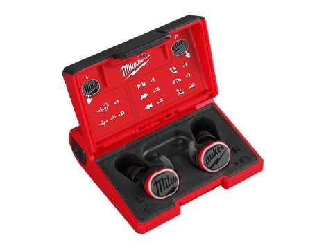 Milwaukee - L4RLEPB-301 Zatyczki do uszu z bluethooth ładowane przez USB - 4933478750