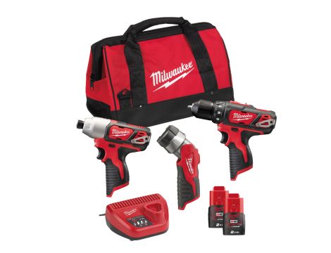 Milwaukee - M12BPP3A-202B-ZESTAW POWERPACK - 4933441225 - 2