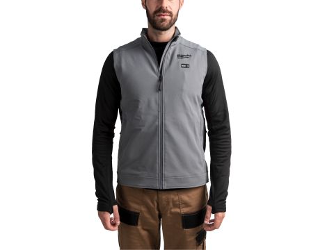 Milwaukee - M12HVGREY1-0(XL) Podgrzewana kamizelka TOUGHSHELLTM - szara - 4932480103