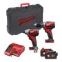 Milwaukee - M18BPP2D-402C ZESTAW POWERPACK - 4933447126 - 3