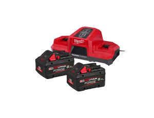Milwaukee - M18FORGENRG-802DBSC ZESTAW FORGE 2X8AH + PODWÓJNA ŁADOWARKA - 4933498616