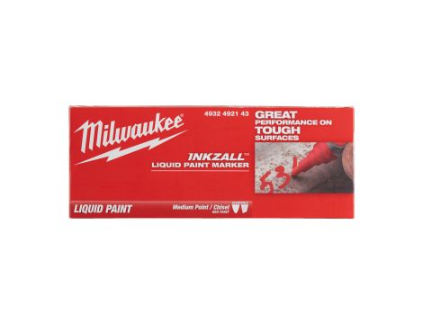 Milwaukee - Marker czerwony olejowy 1 szt - 4932492143 - opakowanie 12 szt. Cena za szt. - 3