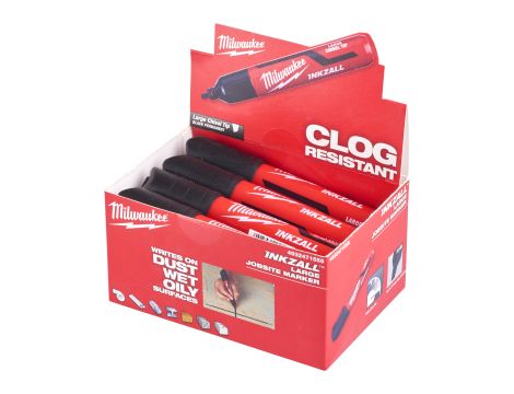 Milwaukee - Marker L czarny - 1 szt. - 4932471555 - opakowanie 12 szt. Cena za szt. - 2