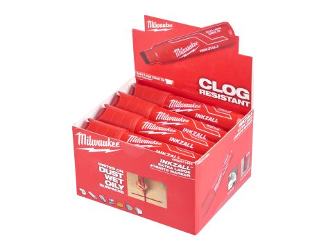 Milwaukee - Marker XL czerwony - 1 szt. - 4932471560 - opakowanie 12 szt. Cena za szt. - 2