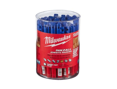 Milwaukee - Marker ze standardową końcówką - niebieski - 1 szt. - 4932492126 - opakowanie 36 szt. Cena za szt. - 2