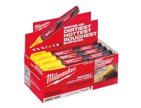 Milwaukee - Marker żółty olejowy LP 1 szt - 48223721 - opakowanie 12 szt. Cena za szt. - 3