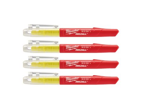 Milwaukee - Markery zakreślacze żółte - 5 szt. - 48223201