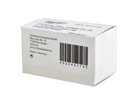 Milwaukee - MATRYCA ZACISKOWA DIN22 CU 25 - 4932451745 - 2