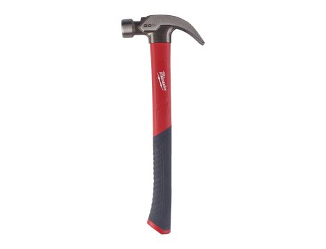 Milwaukee - Młotek ciesielski z trzonkiem z włokna szklanego, pazur zakrzywiony - 20 uncji / 570 g - 4932478658