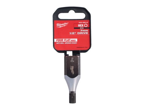 Milwaukee - Nasadka trzpieniowa Hex 1/2"  7mm - 4932480845 - 2
