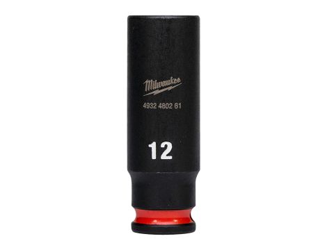 Milwaukee - Nasadka udarowa długa SHW 1/4" 12 mm, Hex - 4932480261
