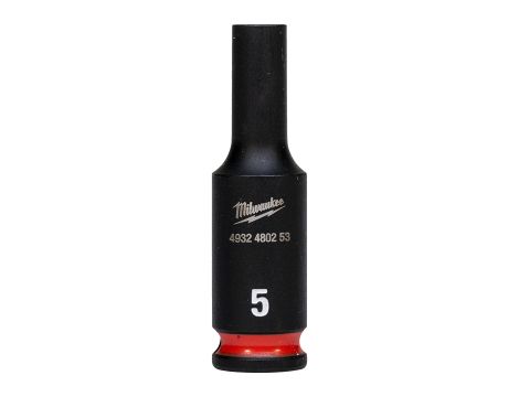 Milwaukee - Nasadka udarowa długa SHW 1/4" 5 mm, Hex - 4932480253