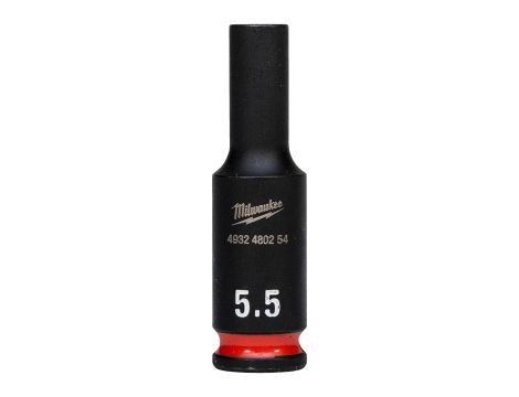 Milwaukee - Nasadka udarowa długa SHW 1/4" 5,5 mm, Hex - 4932480254