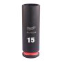 Milwaukee - Nasadka udarowa długa SHW 3/8" 15 mm Hex - 4932480289 - 2
