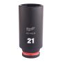 Milwaukee - Nasadka udarowa długa SHW 3/8" 21 mm Hex - 4932480295 - 2