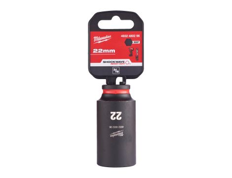 Milwaukee - Nasadka udarowa długa SHW 3/8" 22mm Hex - 4932480296 - 2