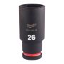 Milwaukee - Nasadka udarowa HEX 1/2" długa 26 mm - 4932480344 - 2