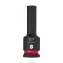 Milwaukee - Nasadka udarowa HEX 1/2" długa 8 mm - 4932480326 - 2