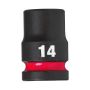 Milwaukee - Nasadka udarowa HEX 1/2" krótka 14 mm - 4932480308 - 2