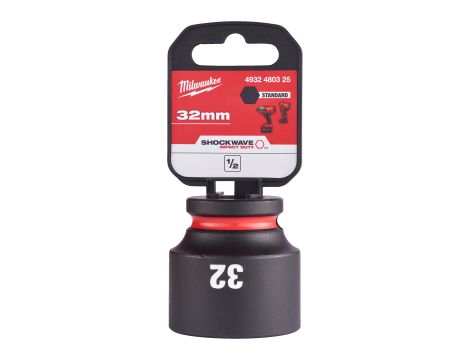 Milwaukee - Nasadka udarowa HEX 1/2" krótka 32 mm - 4932480325 - 2